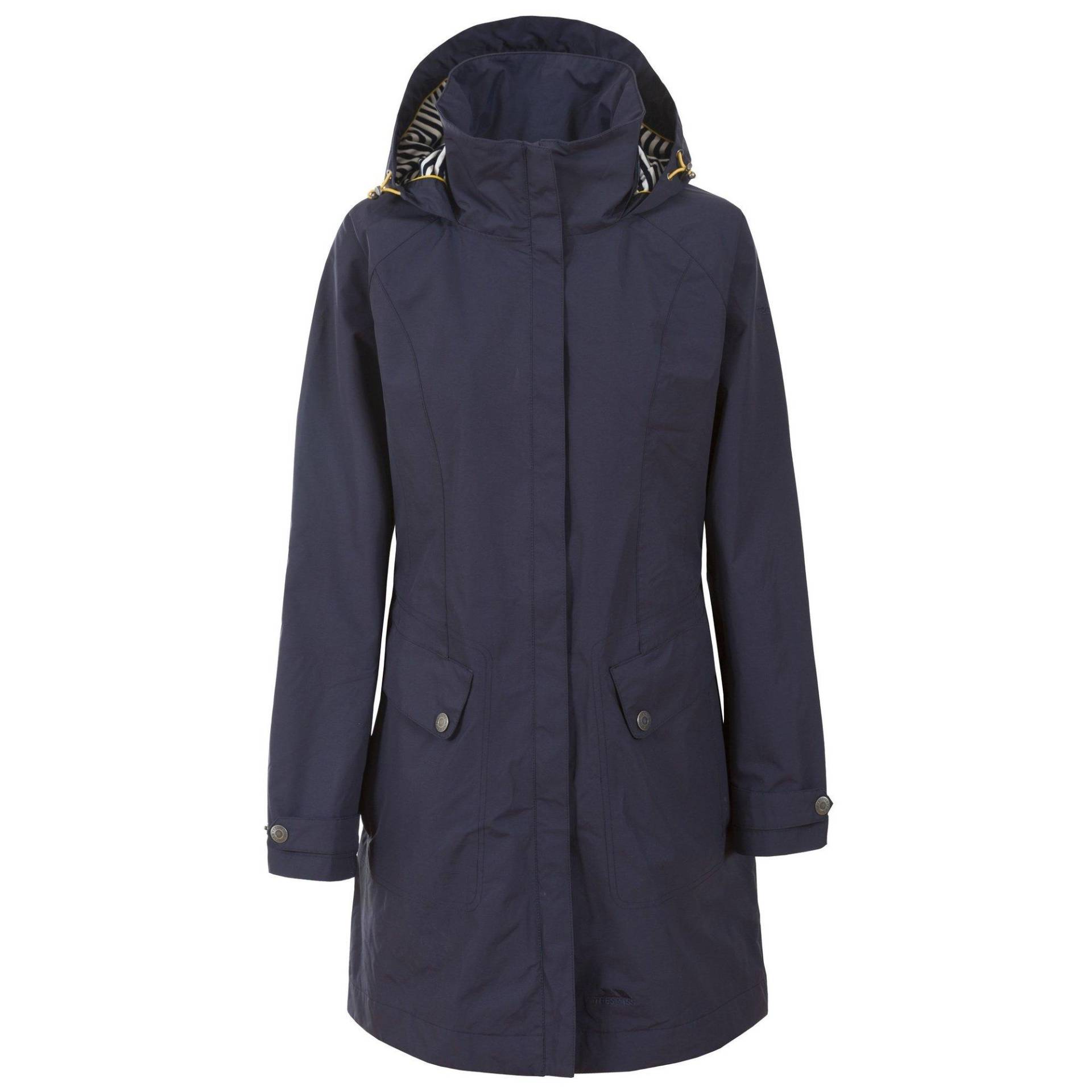 Regenjacke Rainy Day Wasserfest, Mit Kapuze Damen Marine L von Trespass