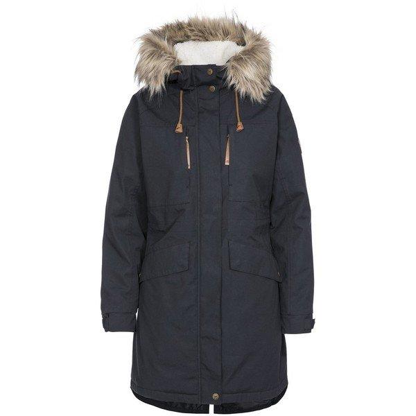 Parka Faithful Wasserfest, Mit Kapuze Damen Grau L von Trespass