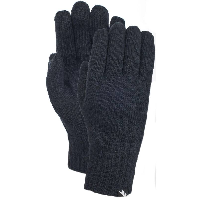 Bargo Gestrickte Handschuhe Herren Schwarz S/M von Trespass