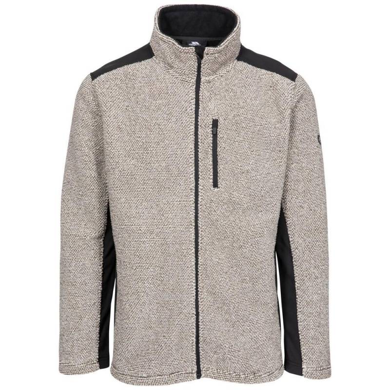 Trespass - Farantino Fleecejacke, für Herren, Braun Medium, Größe S von Trespass