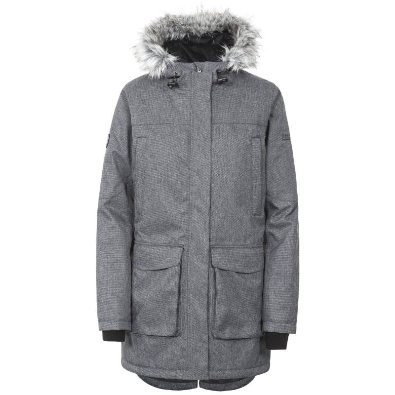 Trespass - Outdoorjacke Thundery mit Kapuze, wasserdicht, für Damen, Taubengrau, Größe S von Trespass