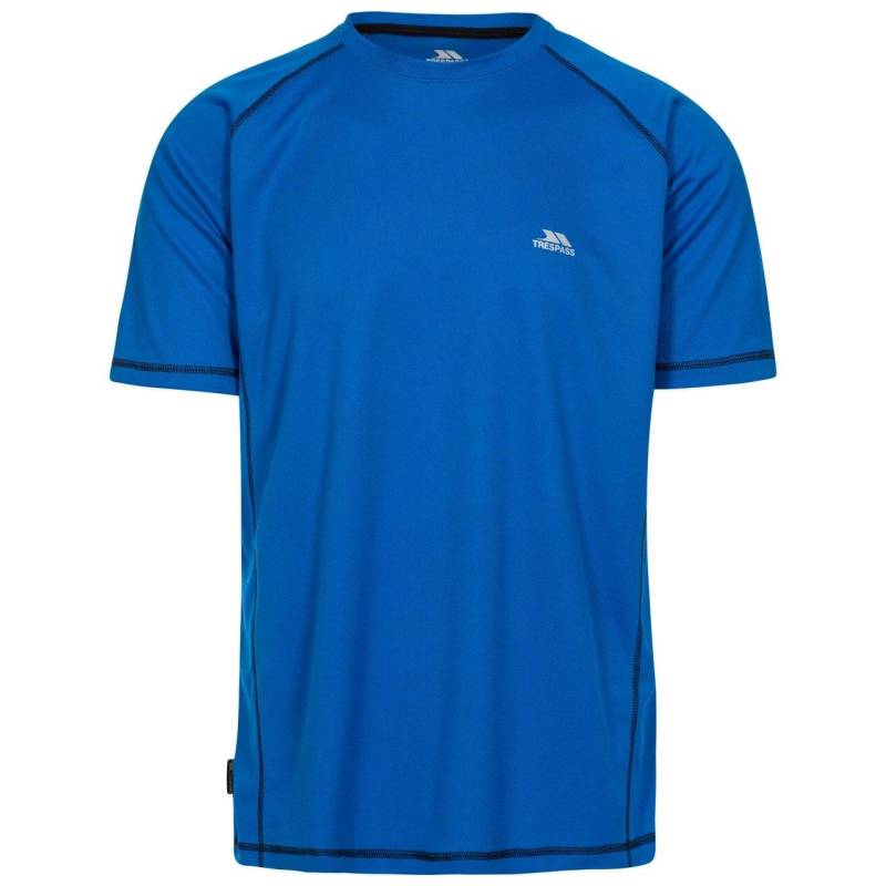 Sporttshirt Albert Kurzärmlig Herren Blau S von Trespass