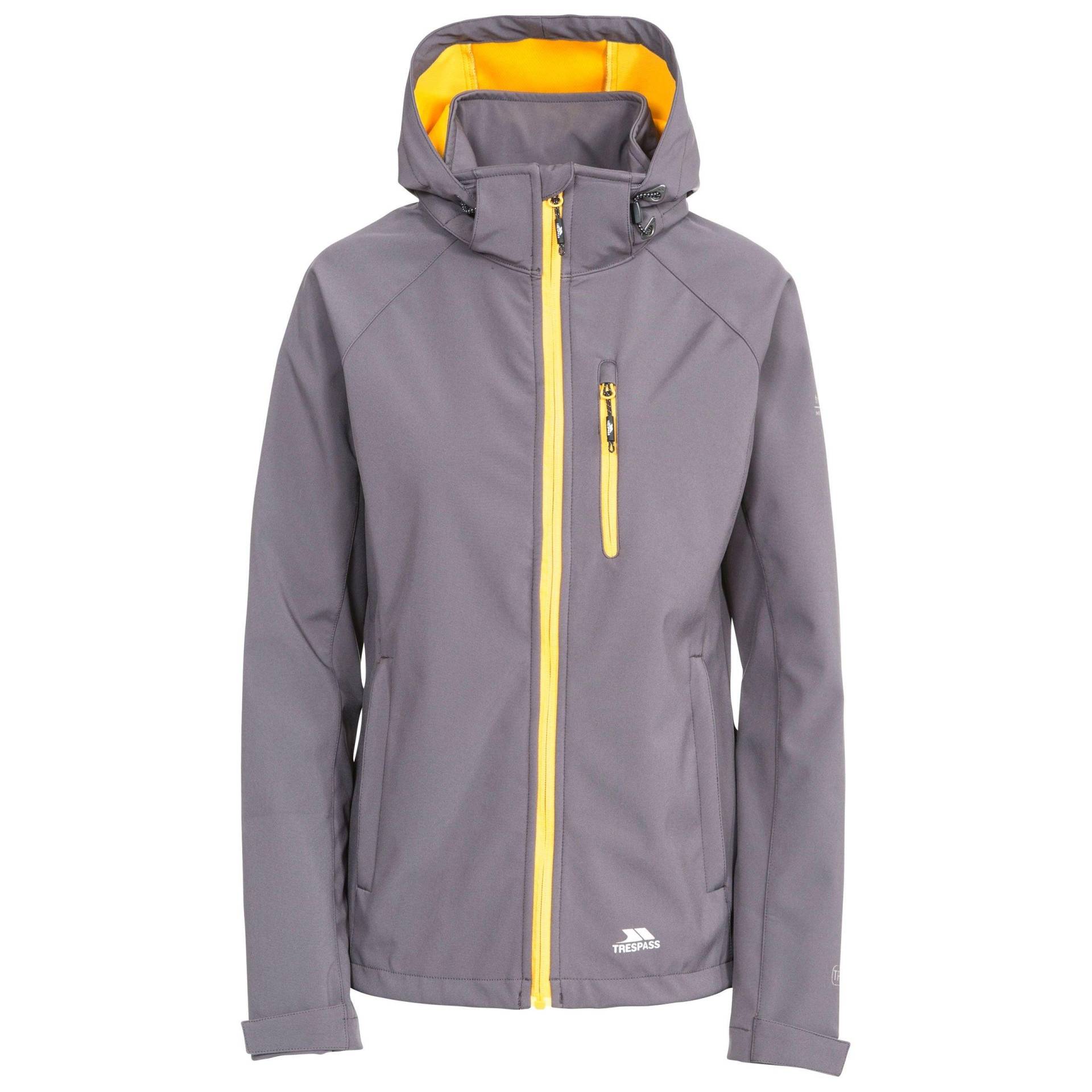 Softshelljacke Lorina, Wasserfest Damen Grau XS von Trespass