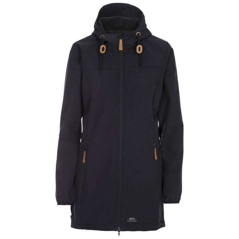 Trespass - Softshelljacke Kristy wasserfest, für Damen, Schwarz, Größe XS von Trespass