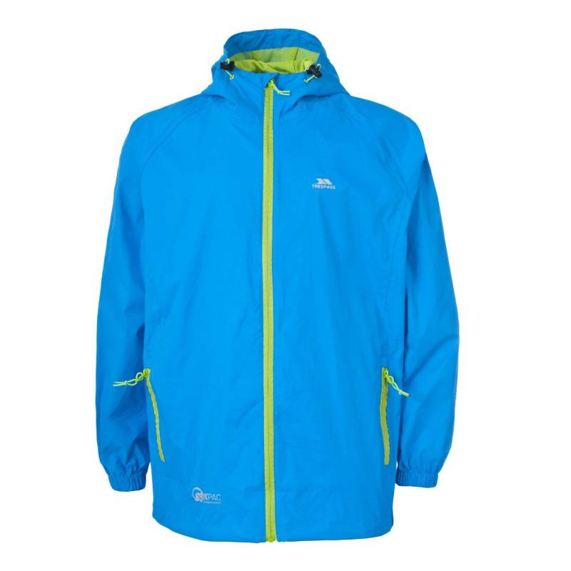 Qikpac Regenjacke, Wasserfest Herren Blau XS von Trespass