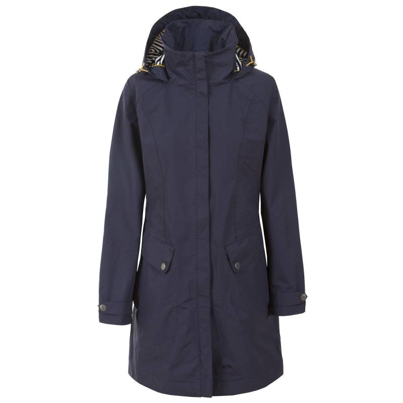 Regenjacke Rainy Day Wasserfest, Mit Kapuze Damen Marine XS von Trespass