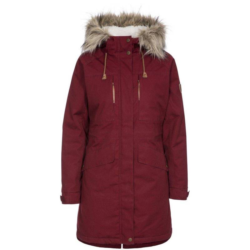 Parka Faithful Wasserfest, Mit Kapuze Damen Rot Bunt XS von Trespass