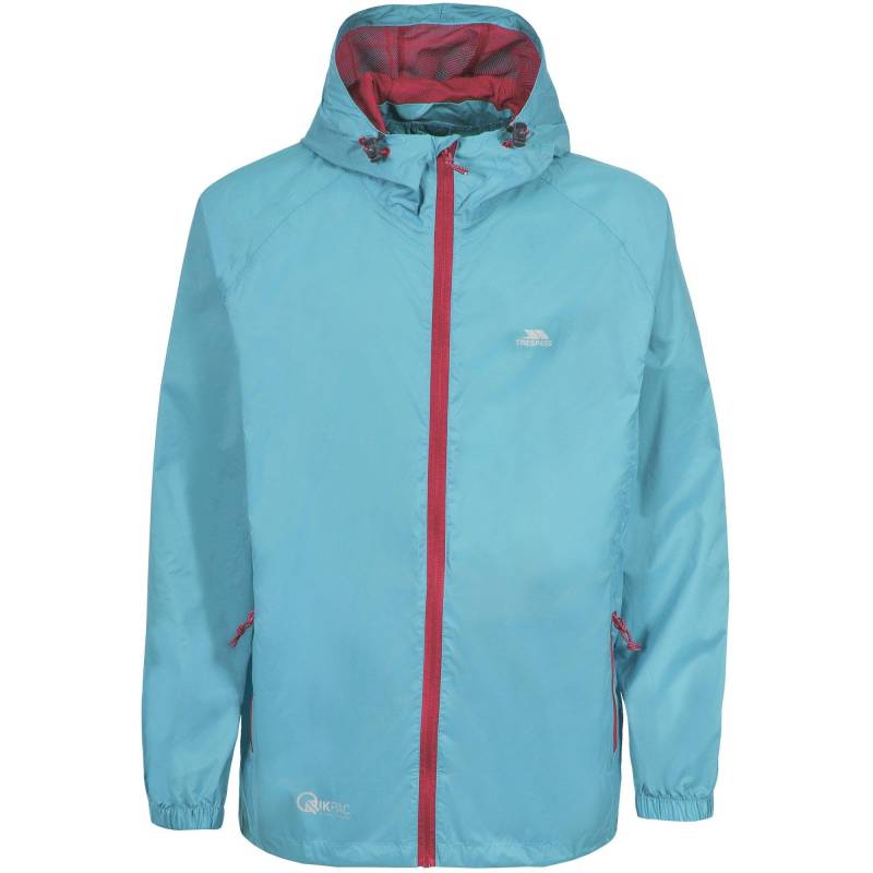 Qikpac Regenjacke, Wasserfest Damen Blau XS von Trespass