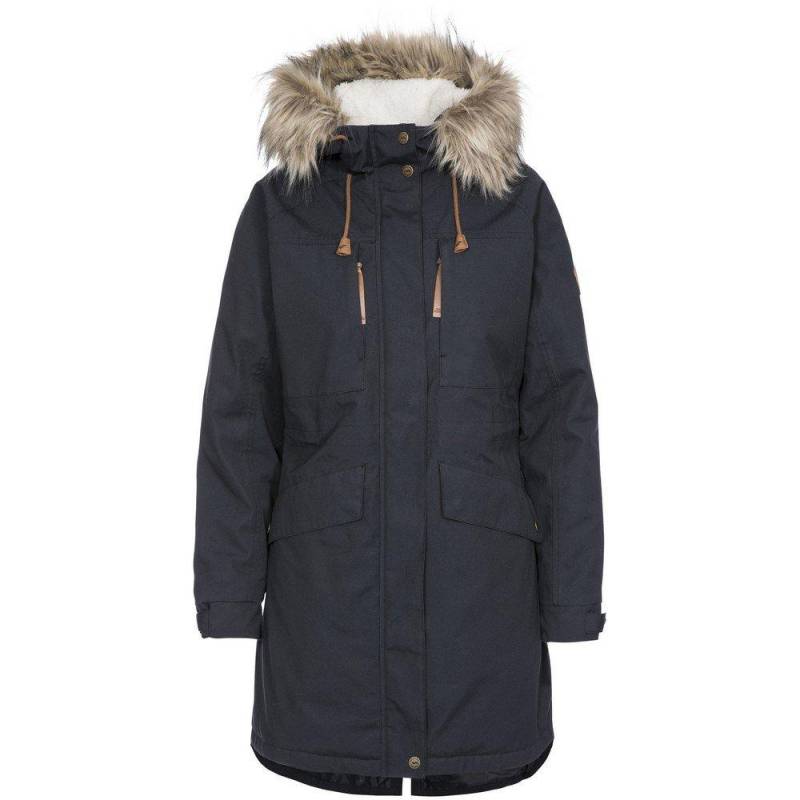 Parka Faithful Wasserfest, Mit Kapuze Damen Grau XXS von Trespass