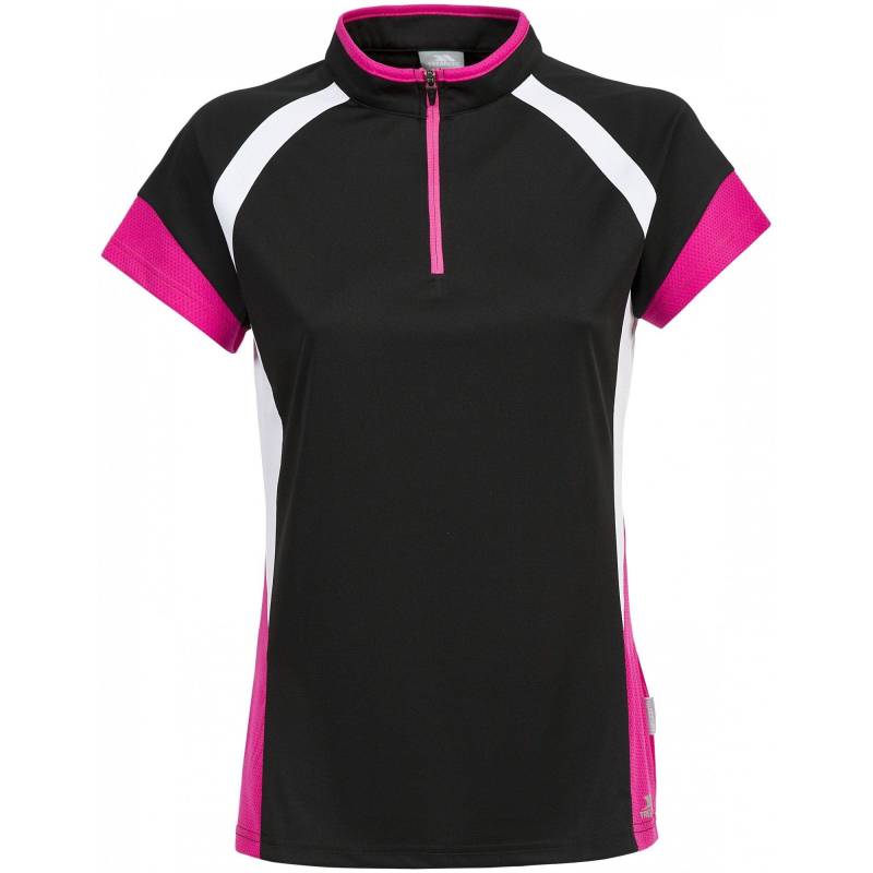 Harpa Kurzarm Cycling Top Damen Schwarz XXS von Trespass