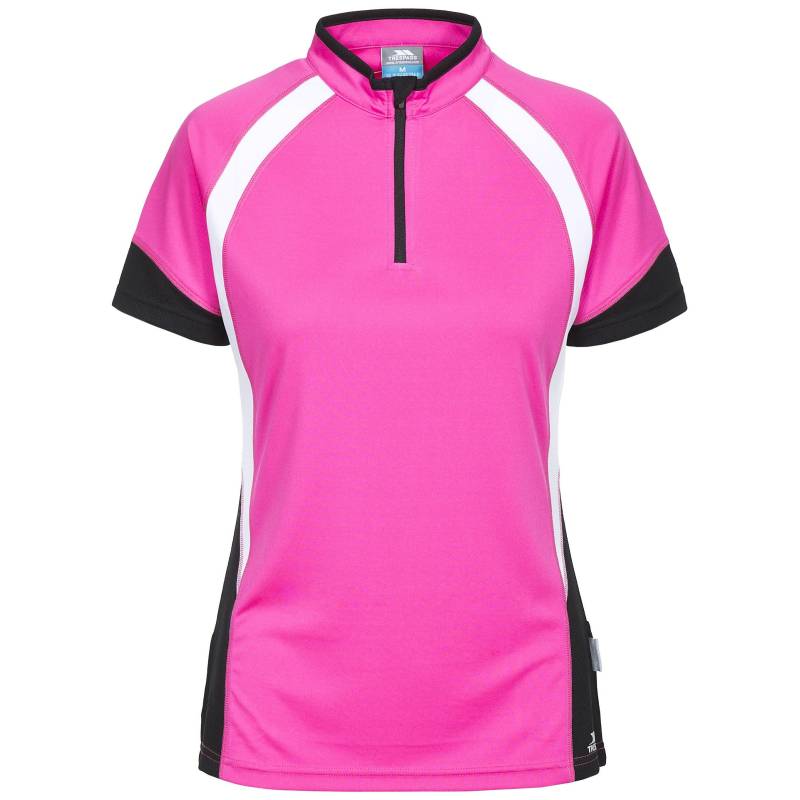 Harpa Kurzarm Cycling Top Damen Pink XXS von Trespass