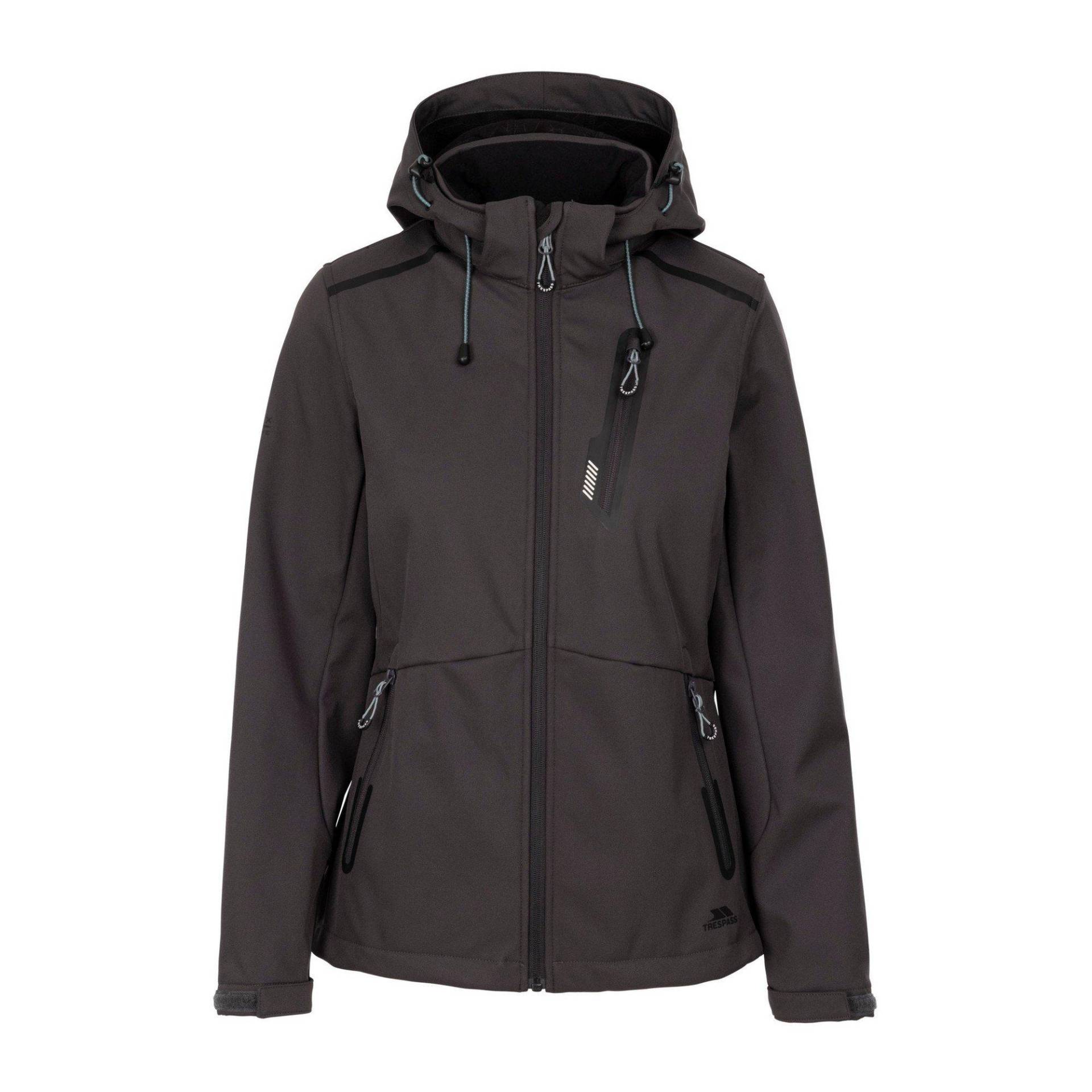 Neman Softshelljacke Damen Grau L von Trespass