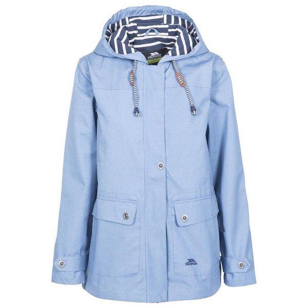 Outdoorjacke Seawater Wasserdicht, Mit Kapuze Damen Blau Denim XXS von Trespass