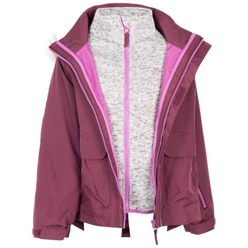 Outshine Jacke Mädchen Lila 104 von Trespass