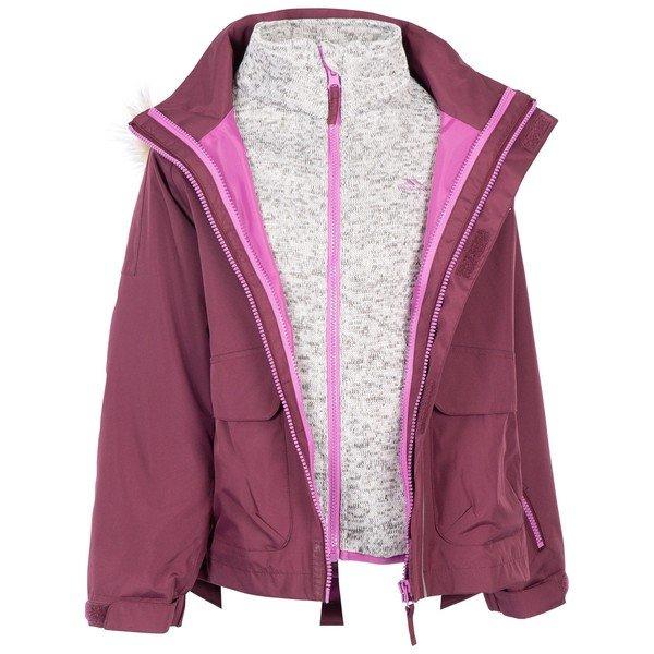 Outshine Jacke Mädchen Lila 128 von Trespass