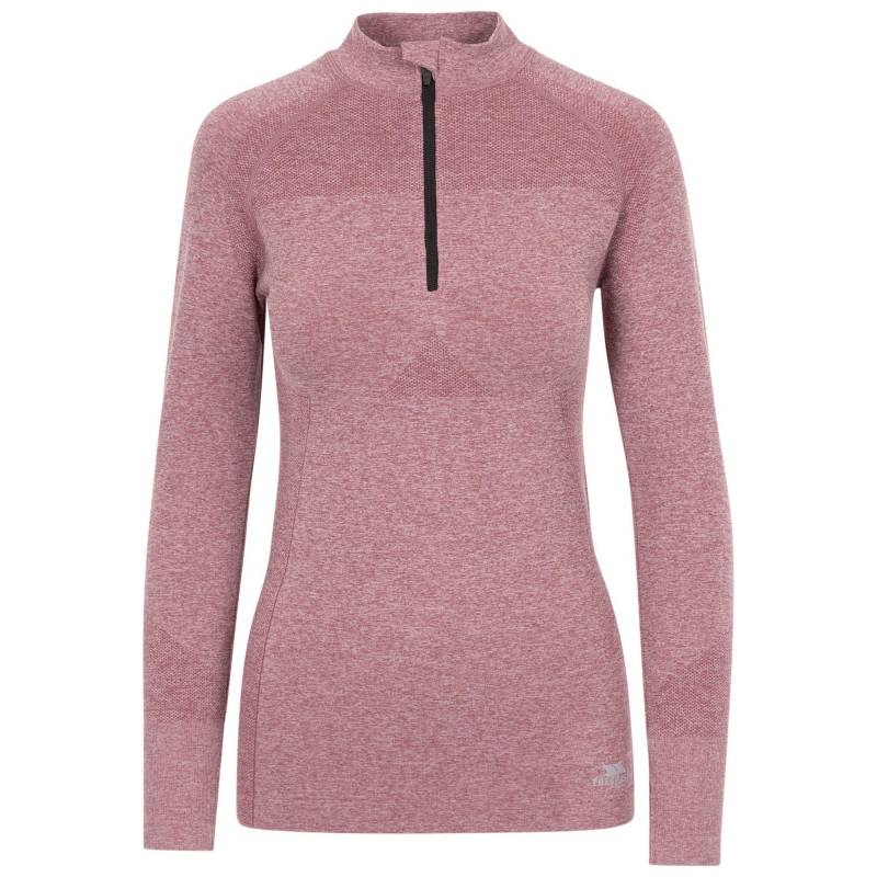 Pelina Oberteil Mit Halbem Reißverschluss Aktiv Langärmlig Damen Rosa XS von Trespass