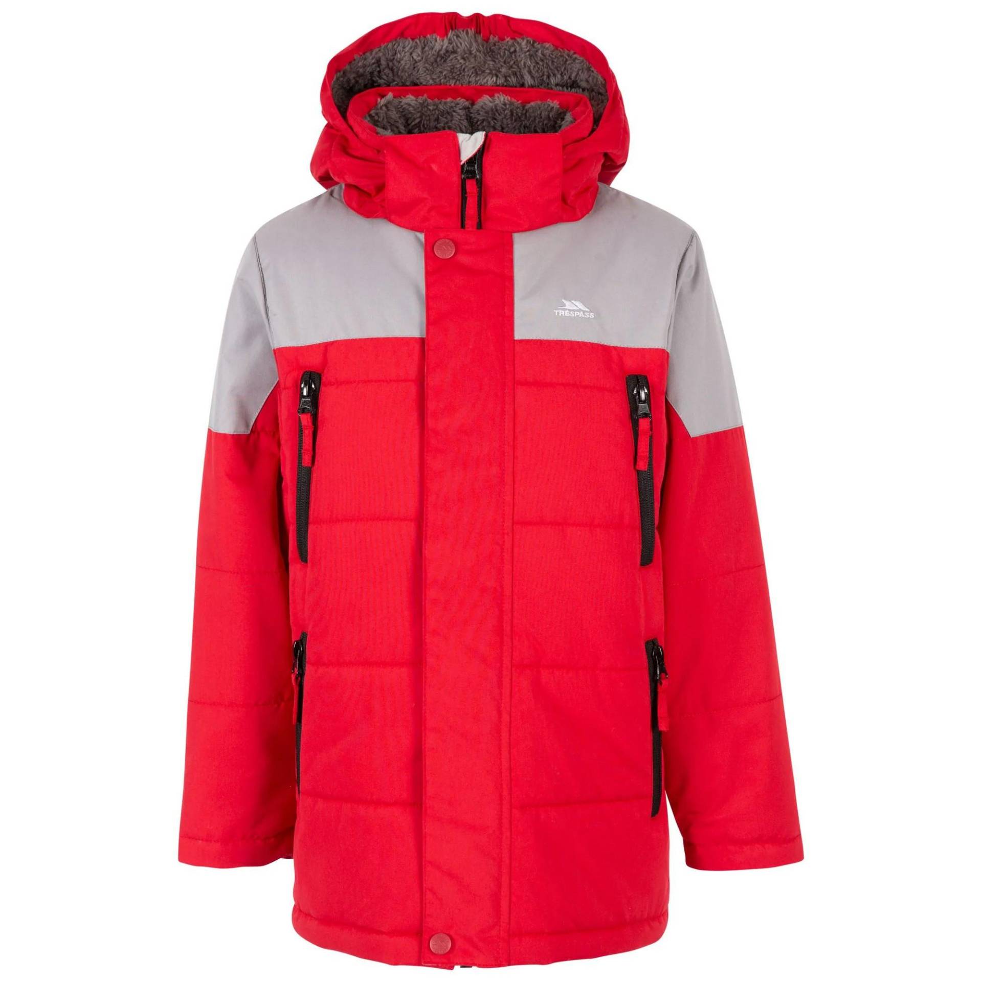 Recoil Jacke Jungen Rot Bunt 104 von Trespass