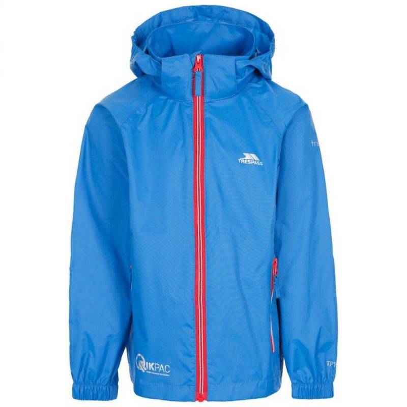 Regenjacke Qikpac X Unisex Blau 152 von Trespass