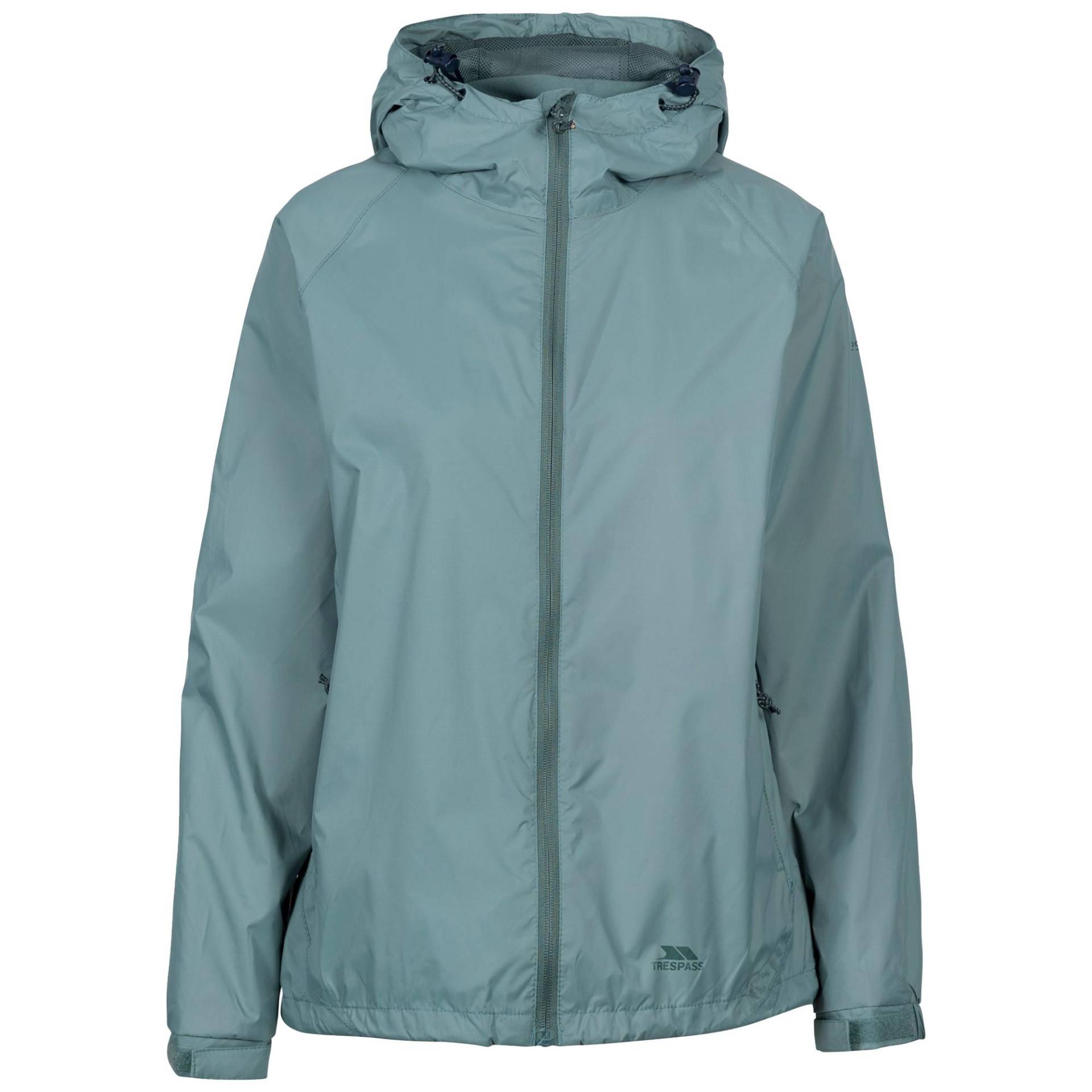 Regenjacke Tayah Ii Wasserdicht, Mit Kapuze Damen Türkisblau 3XL von Trespass