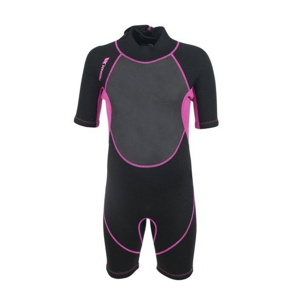 Scubadive Wetsuit, Mit Kurzen Beinen Herren Schwarz 7-8A von Trespass