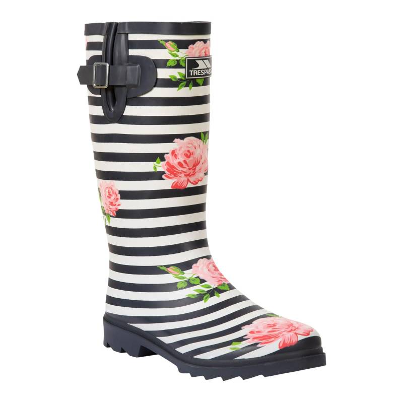 Gummistiefel Elena, Floral Damen Mitternachtsblau 39 von Trespass