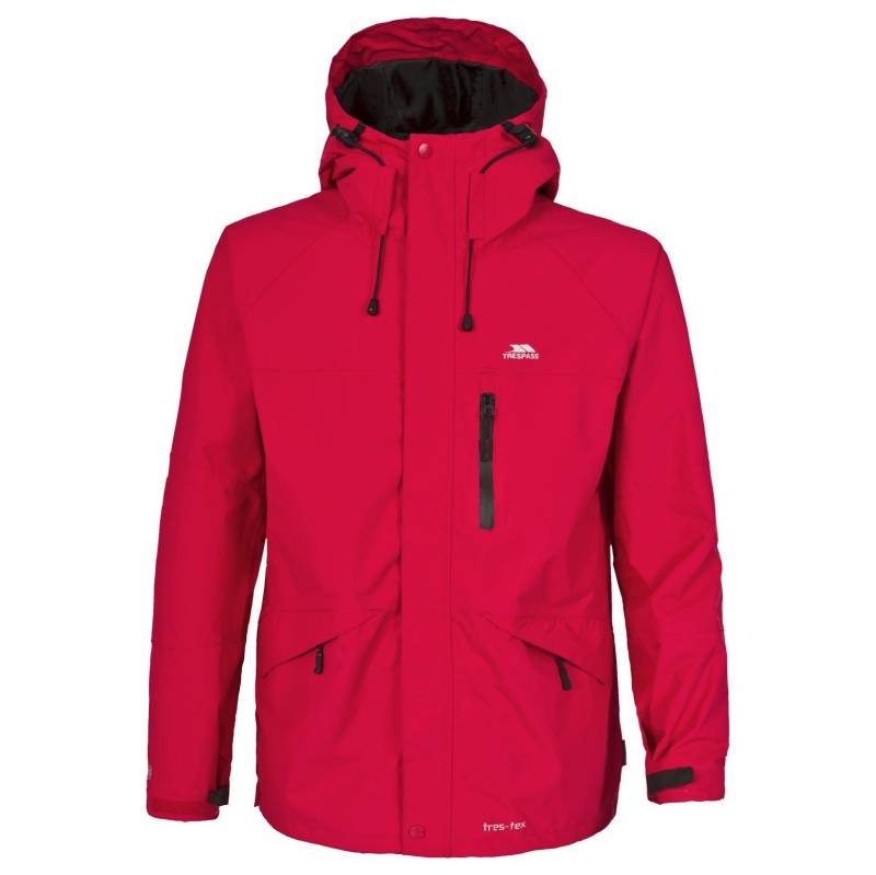 Corvo Jacke Mit Kapuze, Wasserabweisend Herren Rot Bunt S von Trespass