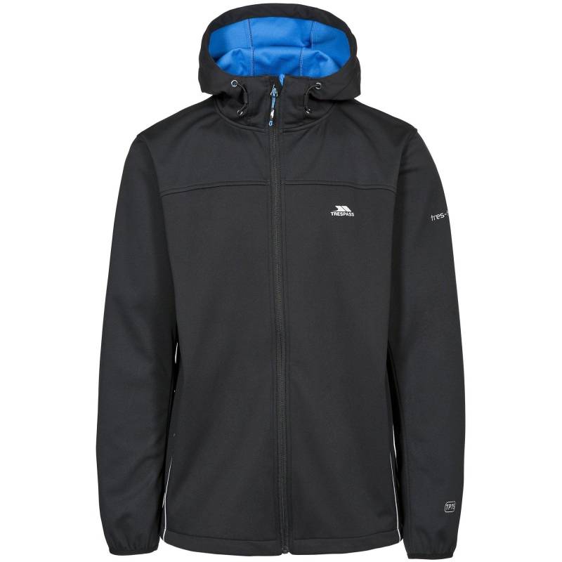 Softshelljacke Zeek Wasserfest Herren Schwarz XXS von Trespass