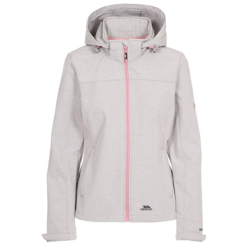 Trespass - SoftshellJacke Leah, für Damen, Platin grau, Größe XXS von Trespass