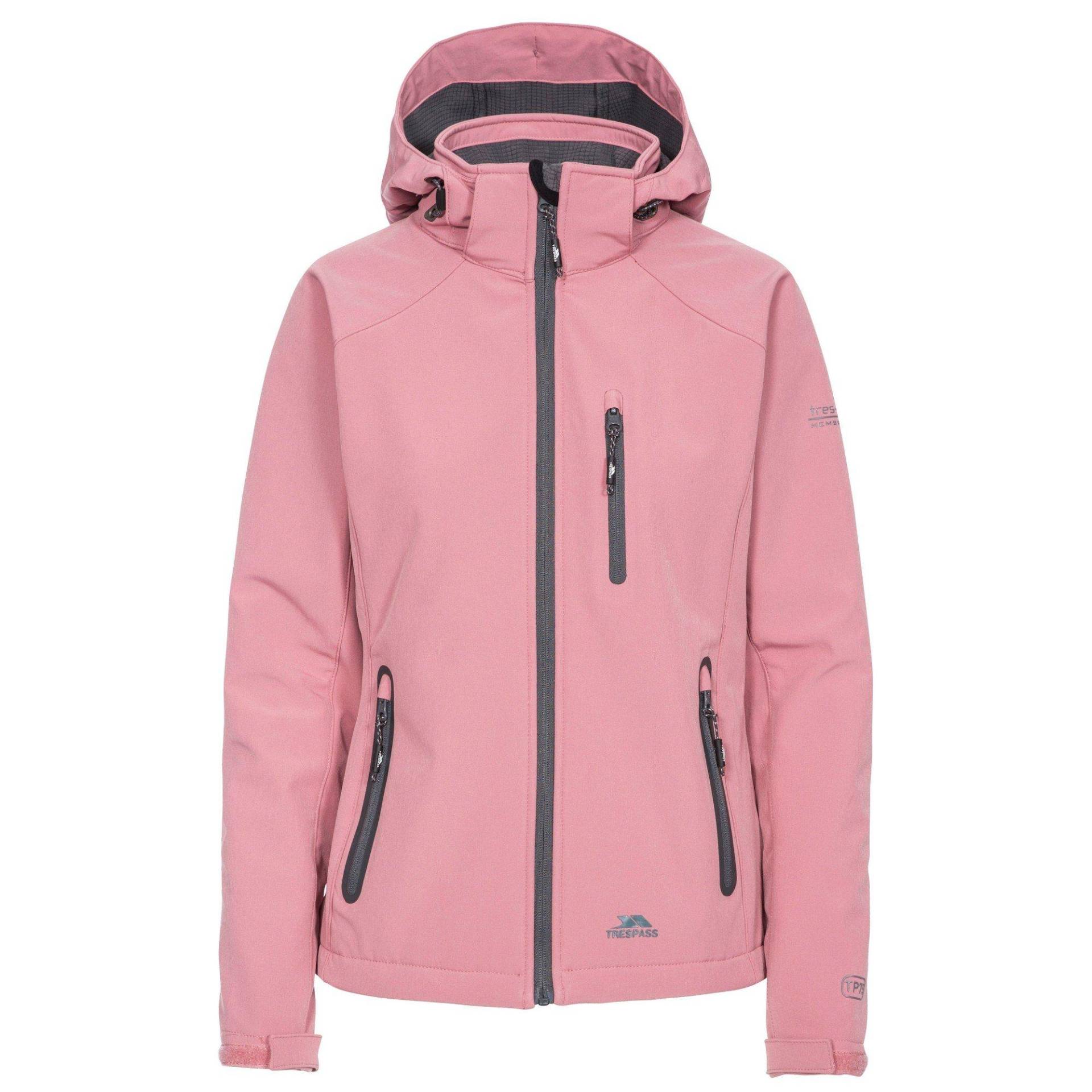 Softshelljacke Bela Ii, Wasserdicht Damen Dusty Rose L von Trespass