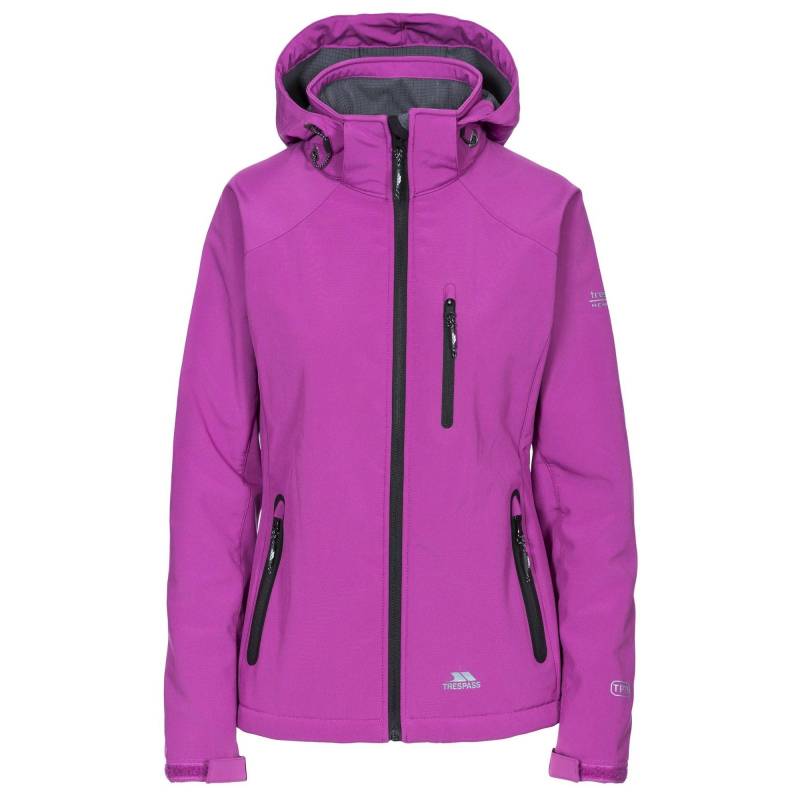 Softshelljacke Bela Ii, Wasserdicht Damen Lila XXS von Trespass