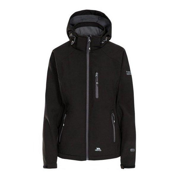 Softshelljacke Bela Ii, Wasserdicht Damen Schwarz L von Trespass