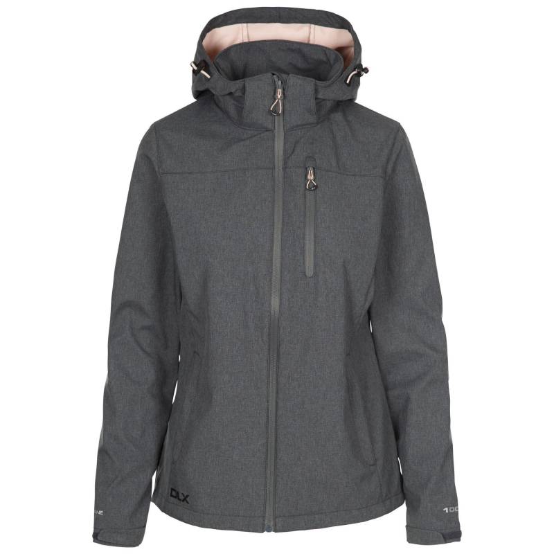 Softshelljacke Claren Ii Wasserfest Damen Gewittergrau S von Trespass