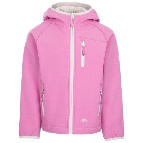 Softshelljacke Kian Unisex Dunkelrosa 140 von Trespass