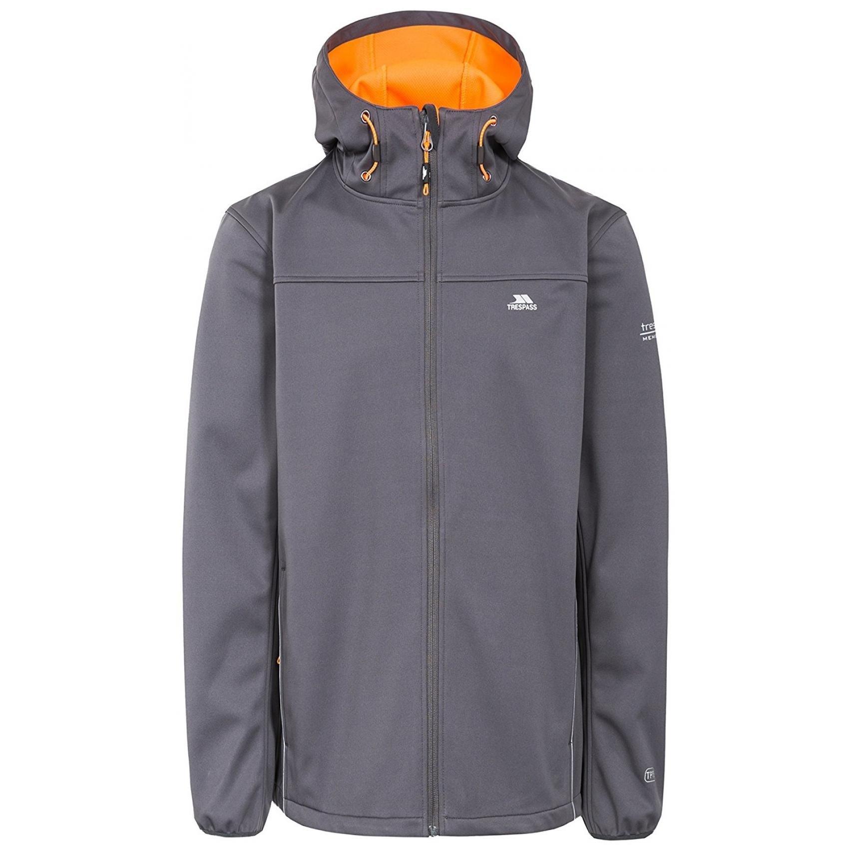 Softshelljacke Zeek Wasserfest Herren Grau XS von Trespass