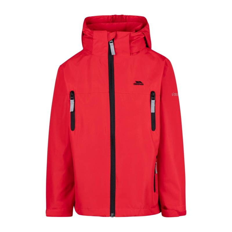 Spoken Jacke, Wasserfest Jungen Rot Bunt 116 von Trespass