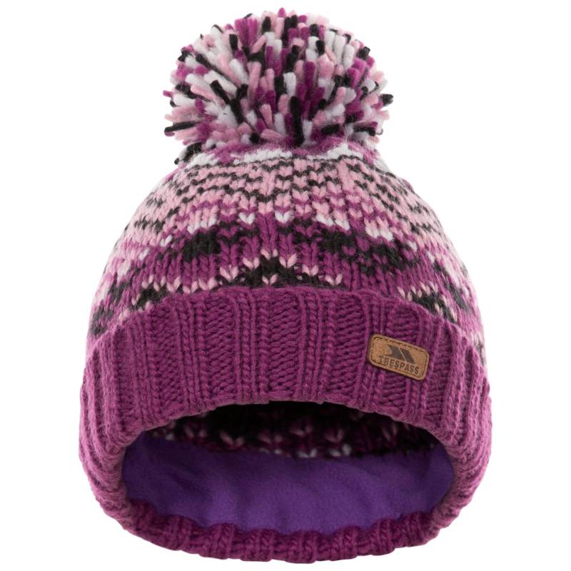 Sprous Beanie Mütze Mädchen Lila 2-4A von Trespass