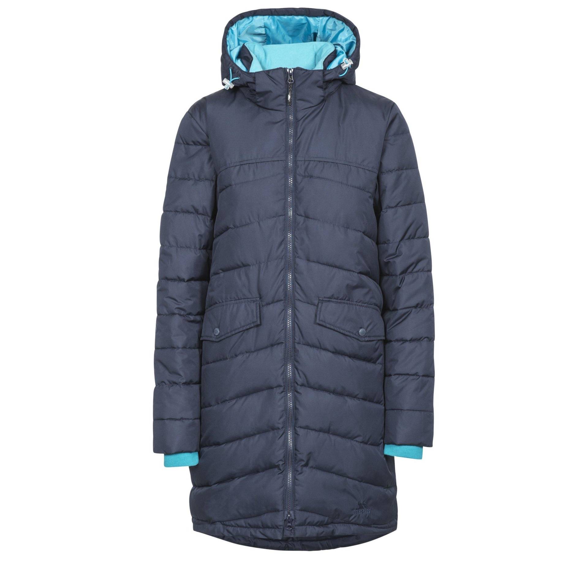 Steppjacke Homely Lange Länge Damen Marine XS von Trespass