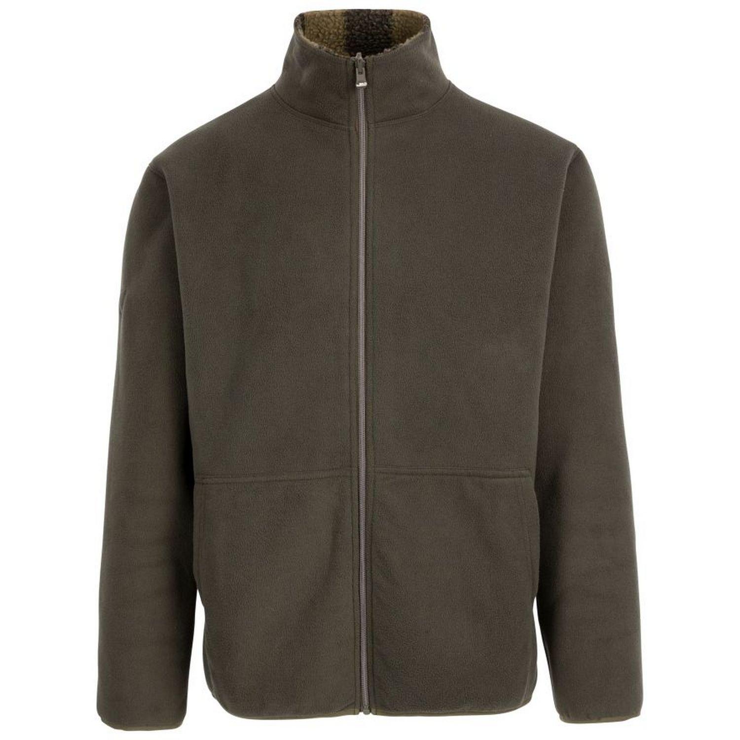 Tatsfield Fleecejacke Herren Dunkelgrün L von Trespass