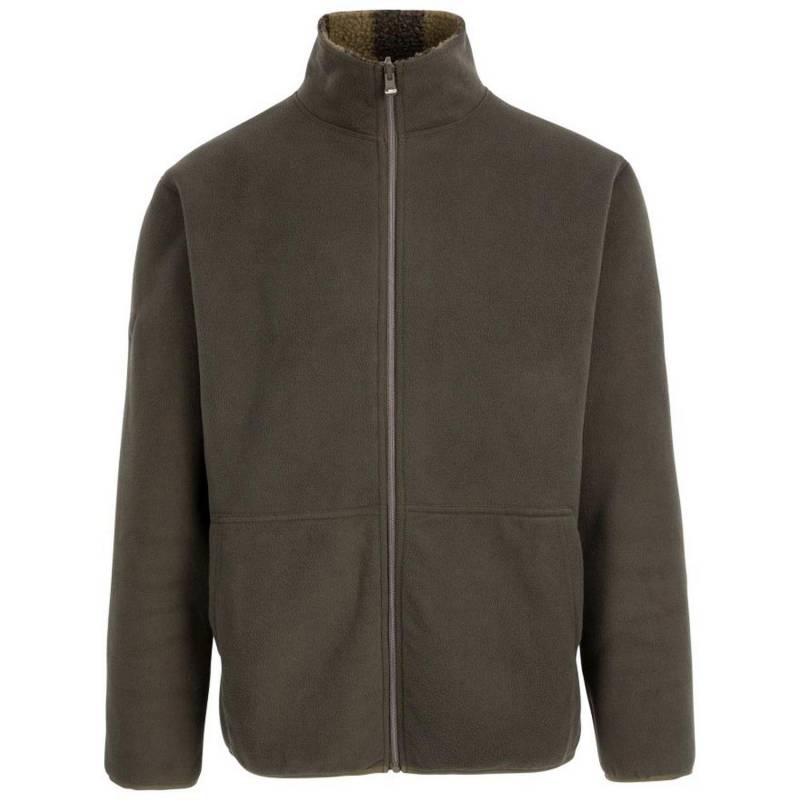 Tatsfield Fleecejacke Herren Dunkelgrün M von Trespass