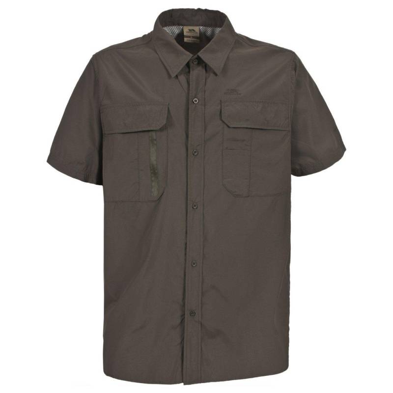 Colly Hemd, Kurzarm, Schnelltrocknend Herren Khaki S von Trespass