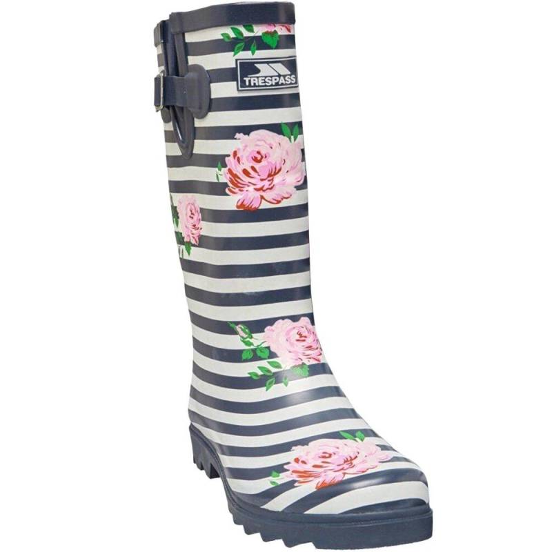 Gummistiefel Elena, Floral Damen Mitternachtsblau 37 von Trespass