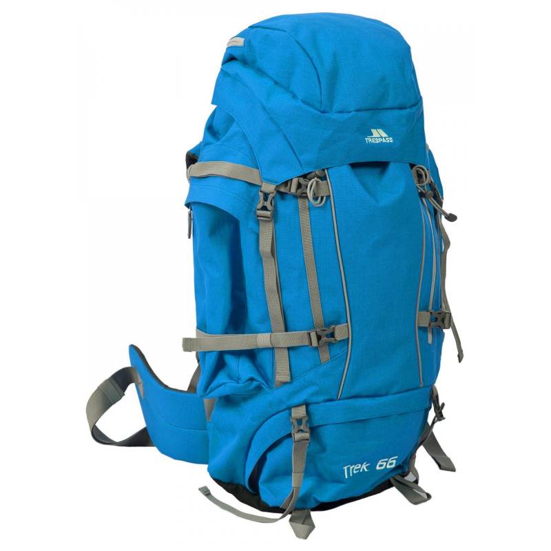 Trek 66 Rucksack 66 Liter Herren Stahlblau ONE SIZE von Trespass