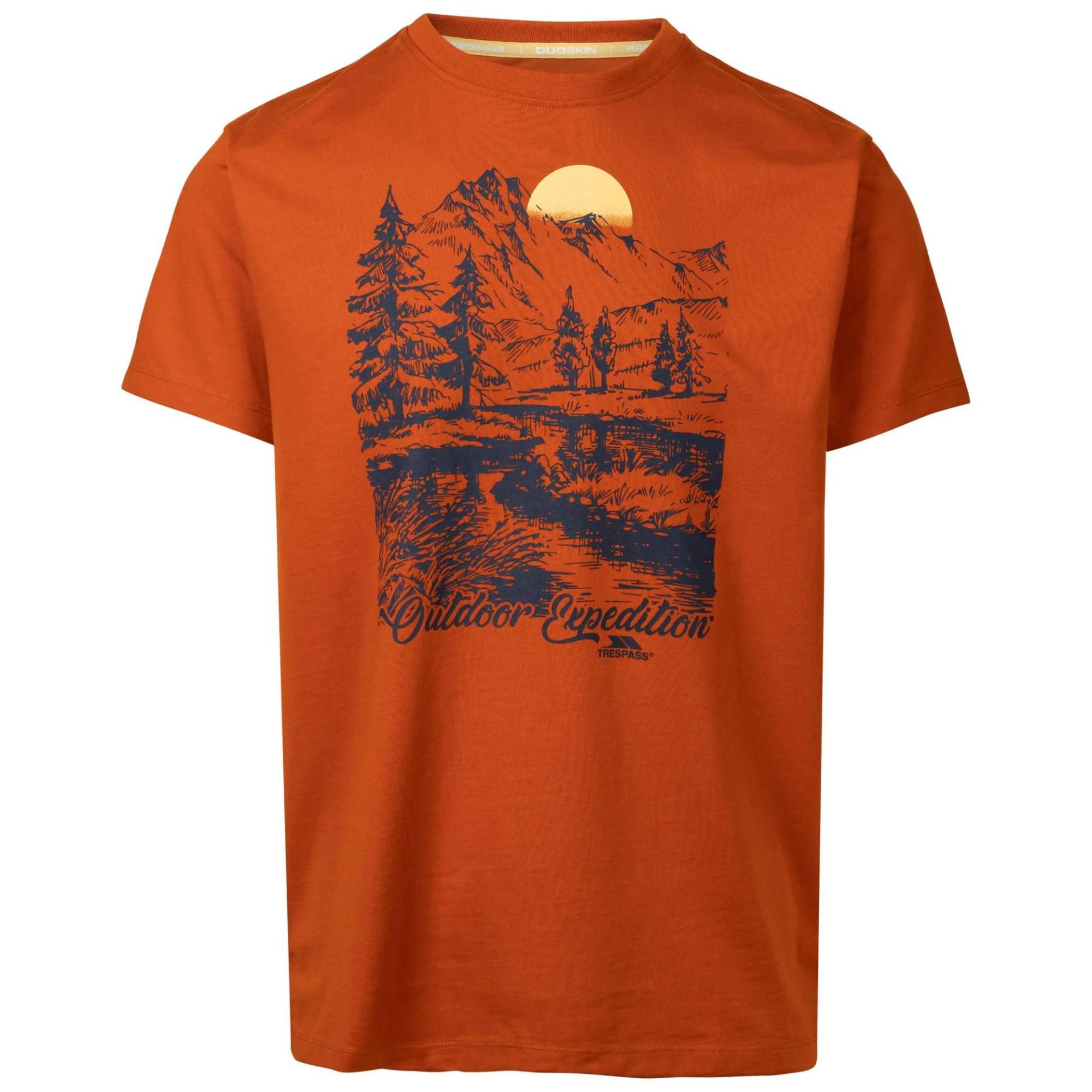 Worden Tshirt Herren Orange S von Trespass