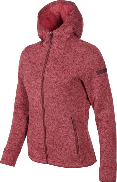 Trevolution Classic Basia Fleecejacke dunkelrot Trevolution Classic Basia Fleecejacke dunkelrot von Trevolution