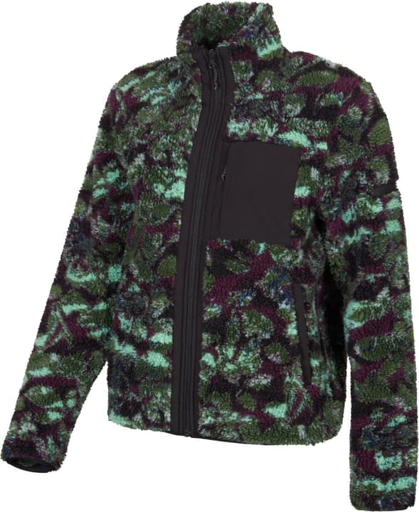 Trevolution Classic Jacquard Fleecejacke dunkelgrün von Trevolution