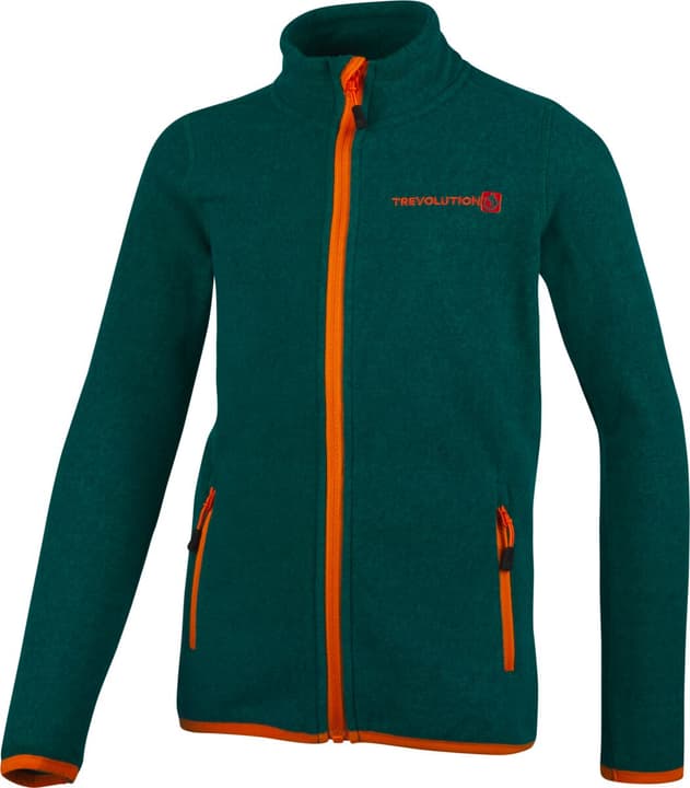 Trevolution Fleecejacke Fleecejacke dunkelgrün von Trevolution