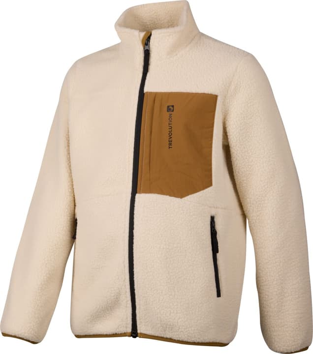 Trevolution Fleecejacke Fleecejacke hellbeige von Trevolution