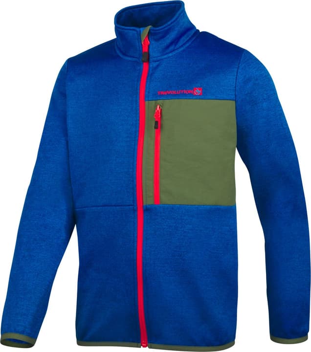 Trevolution Powerstretchjacke Fleecejacke blau von Trevolution