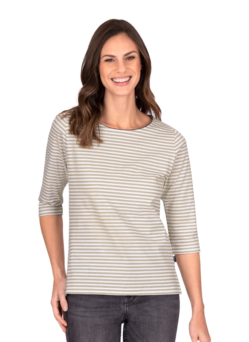 Trigema Longsleeve »TRIGEMA Shirt aus 100% Baumwolle mit 3/4-Arm« Trigema Longsleeve »TRIGEMA Shirt aus 100% Baumwolle mit 3/4-Arm« von Trigema