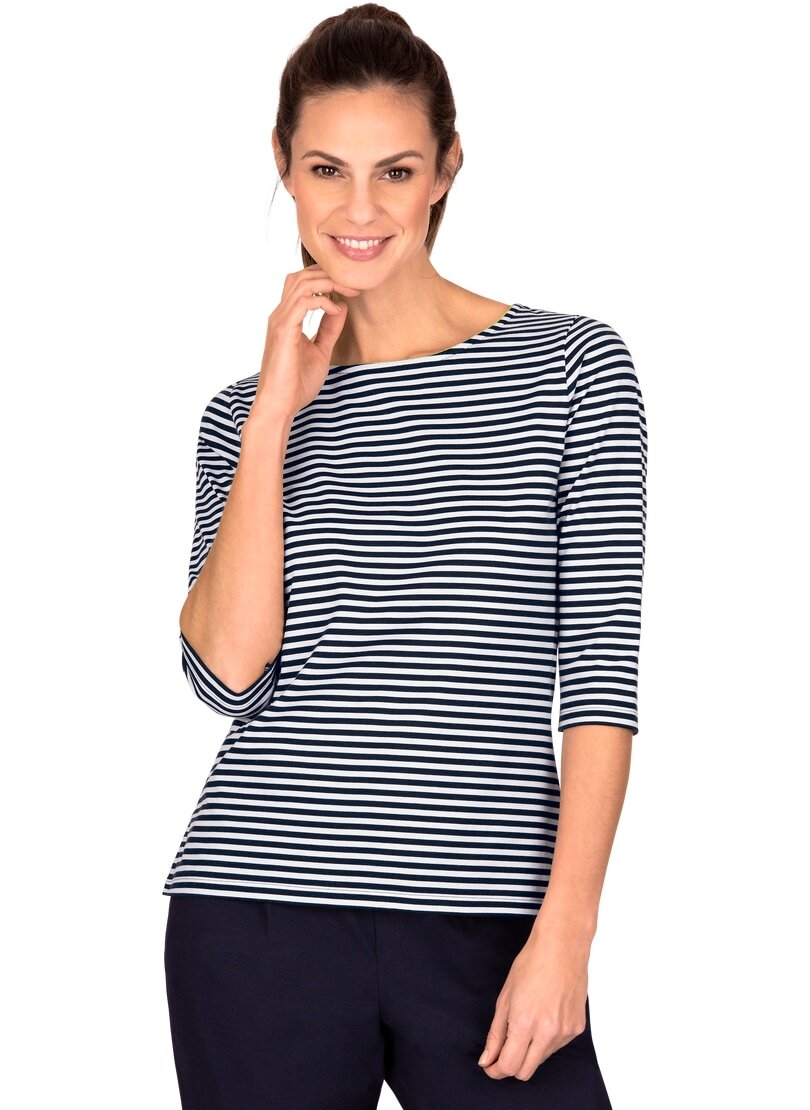 Trigema Longsleeve »TRIGEMA Shirt aus 100% Baumwolle mit 3/4-Arm« Trigema Longsleeve »TRIGEMA Shirt aus 100% Baumwolle mit 3/4-Arm« von Trigema